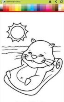 Cute Animals : Childrens coloring book游戲截圖5