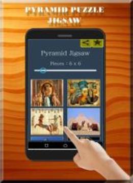 Pyramid jigsaw AntiStress : Free Puzzle游戲截圖4