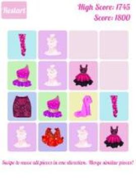 Fashion 2048 - Рuzzle game for girls游戲截圖3
