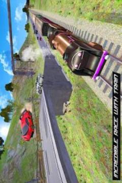 Train VS Sports Car: The Race游戲截圖5