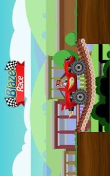 Blaze And Monster trucks Rope Hill Racing游戲截圖1