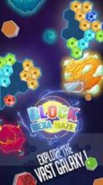 Block Hexa Maze Space: Puzzle Game游戲截圖2