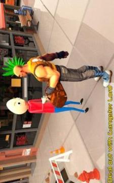 Bald Stickman Green Hero Crime City游戲截圖4