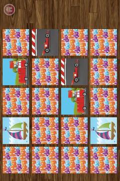 Car Memo Match for Kids游戲截圖2