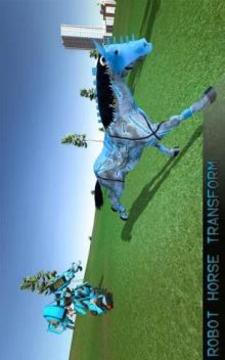 US Police Robot Car Cop Transform Horse Games游戲截圖4