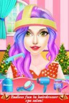 Christmas Girls Hair Styles & Makeup Artist Salon游戲截圖3