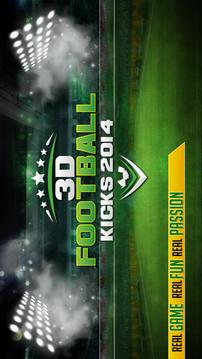 3D FOOTBALL KICKS 2014游戲截圖1
