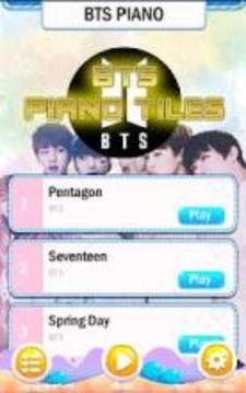 Mix BTS piano Game游戲截圖3