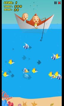 Upin & Ipin Go Fishing游戲截圖3
