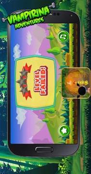Vampirina Princess Runner Halloween Game.游戲截圖1