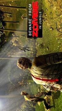 Jnugle Survival Zombie Attack Shooting游戲截圖1
