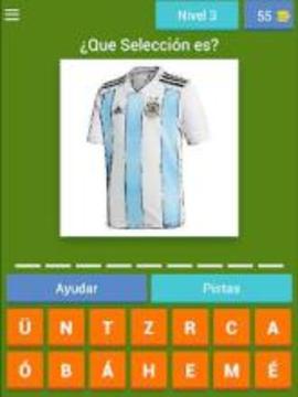 Adivina la Camiseta Mundial 2018 - Quiz Juego游戲截圖2