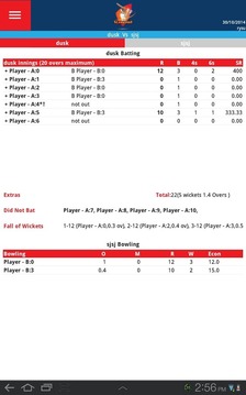 Cricket Score Pad游戲截圖5