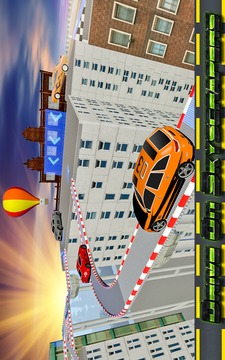 屋顶跳跃的汽车特技表演游戏截图5