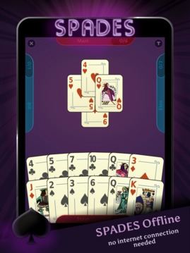 Spades Offline游戲截圖4