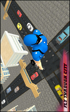 Flying Superhero: City Battle游戲截圖1