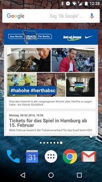 Hertha BSC Widget游戲截圖1