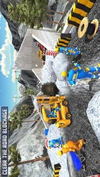 Snow Rescue Excavator 2018游戲截圖3