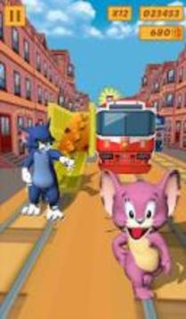 Subway Tom Run & Epic Jerry Escape游戲截圖2