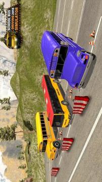 School Bus Driving Up Hill Rush - Free Bus Games游戲截圖5