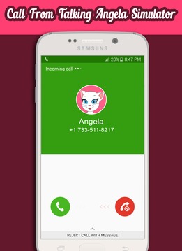 Call From Talking Angela游戲截圖1