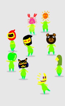 Draw→Moving! face Drawing!游戲截圖5