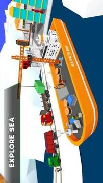 Uphill Blocky Truck Simulator 2018游戲截圖3