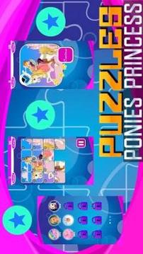 Ponies Princess Puzzle Pictures游戲截圖1