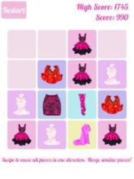 Fashion 2048 - Рuzzle game for girls游戲截圖1