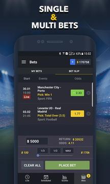BETUP - Sports Betting Game & Live Scores游戲截圖3