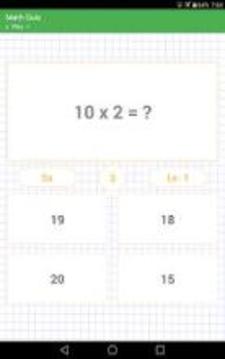 Math Quiz - Train & test your brain游戲截圖1