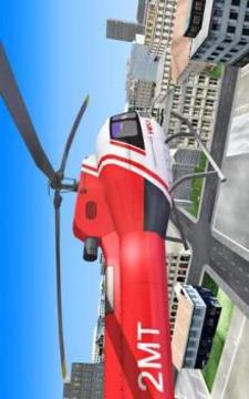 City Helicopter Fly Simulation游戲截圖2