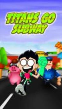 Titans Go Subway游戲截圖1