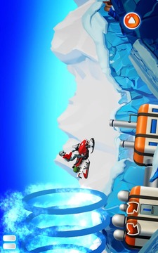 Winter Sports Game: Risky Road Snowmobile Race游戲截圖2