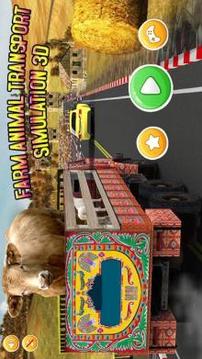 Farm Animal Transporter Truck Game: Offroad Drive游戲截圖2