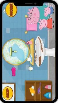 Pig Cleaning Bathroom游戏截图1