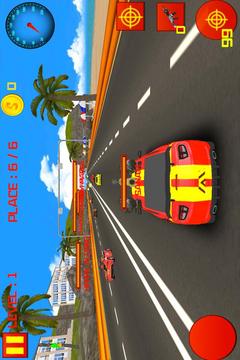 快速汽車賽戰(zhàn)3D游戲截圖4