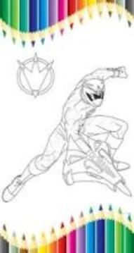 Dino Thunder Ranges Coloring Book For Kids游戲截圖4