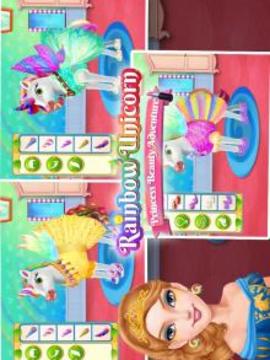 Rainbow Unicorn - Princess Beauty Adventures游戲截圖1