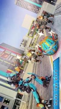 Future Robot Ball Attack War Transformation游戲截圖3
