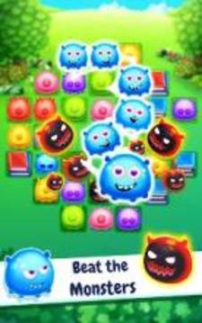 Jelly Monster Splash - Free Jelly Match 3 Mania游戲截圖4