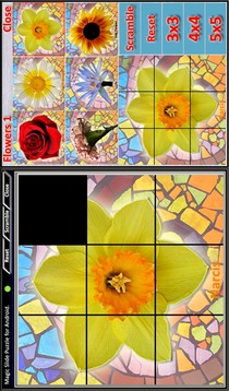 Magic Slide Puzzle Flowers1游戲截圖4