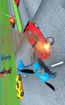 US Police Robot Car Cop Transform Horse Games游戲截圖2