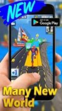 Spider Max 3D Amazing Subway avengers Hero Rush游戲截圖1