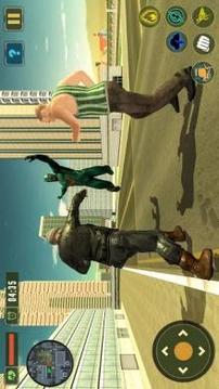 Panther Superhero Crime City Rescue Battleground游戲截圖5