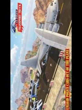 US Police Transport Truck Cargo :Vehicle Transport游戲截圖2