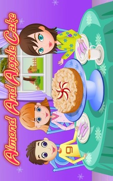 Almond and Apple Cake Cooking游戲截圖1