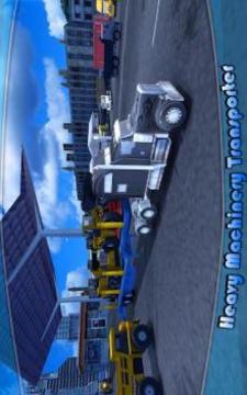 Heavy Machinery Transporter Truck Simulator游戲截圖4