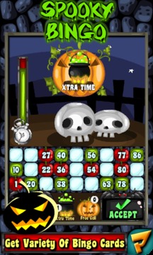 Spooky Bingo For Halloween游戲截圖2