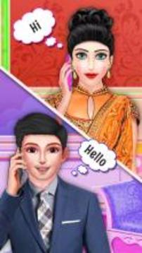 Indian Fashion Stylist: Makeup spa & dress-up 2018游戲截圖2